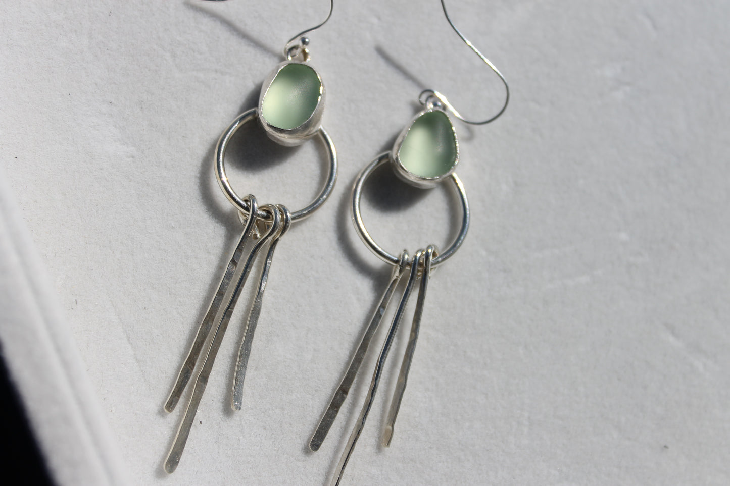 Seafoam decor earrings