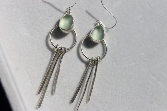 Seafoam decor earrings
