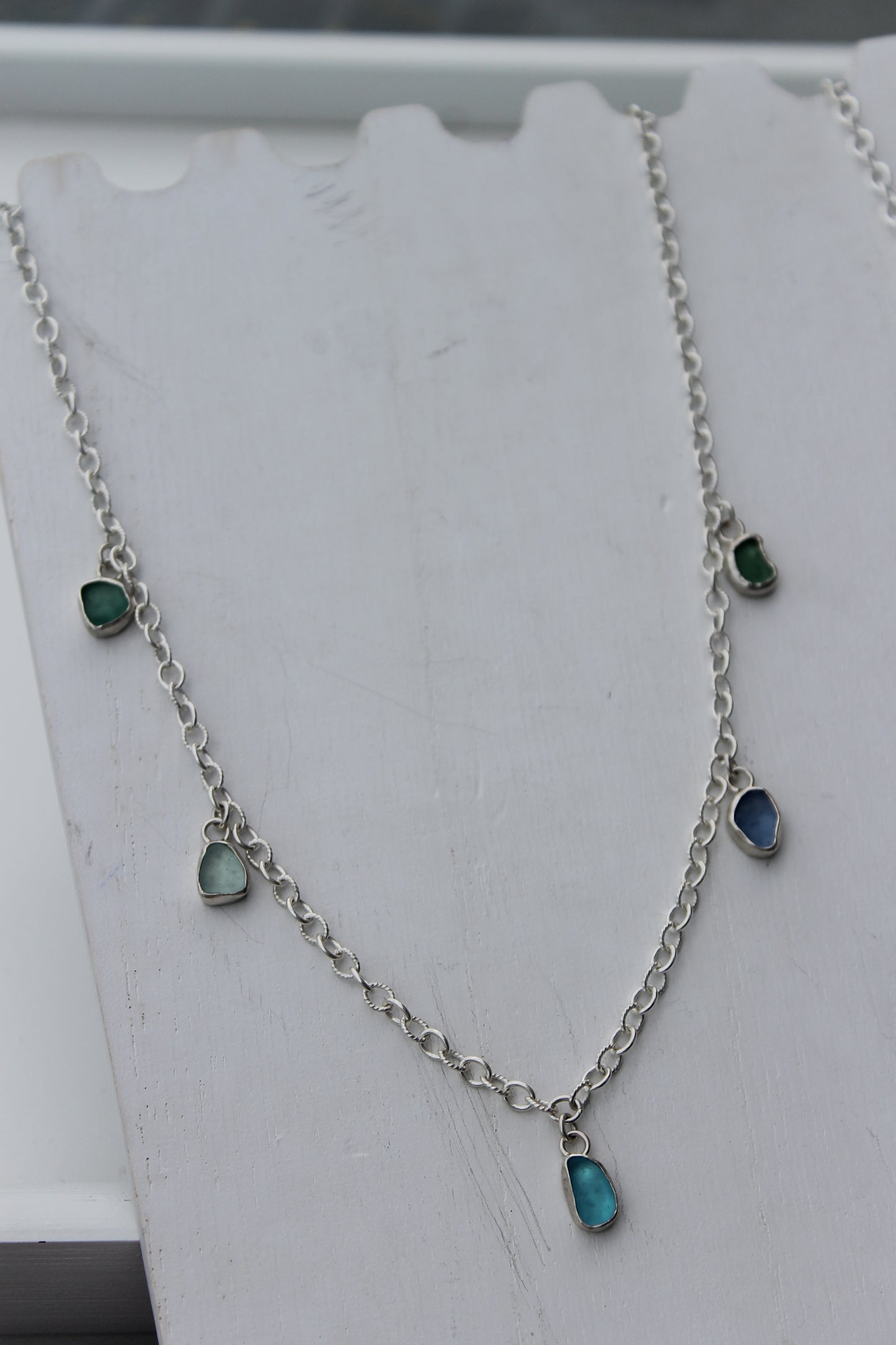 Charm Necklace (light blue)