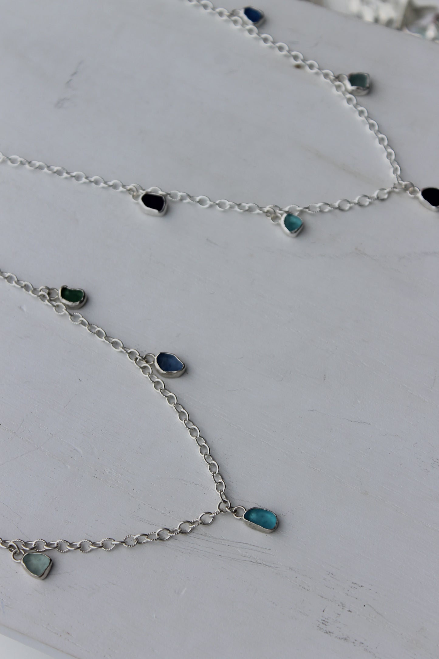 Charm Necklace (light blue)