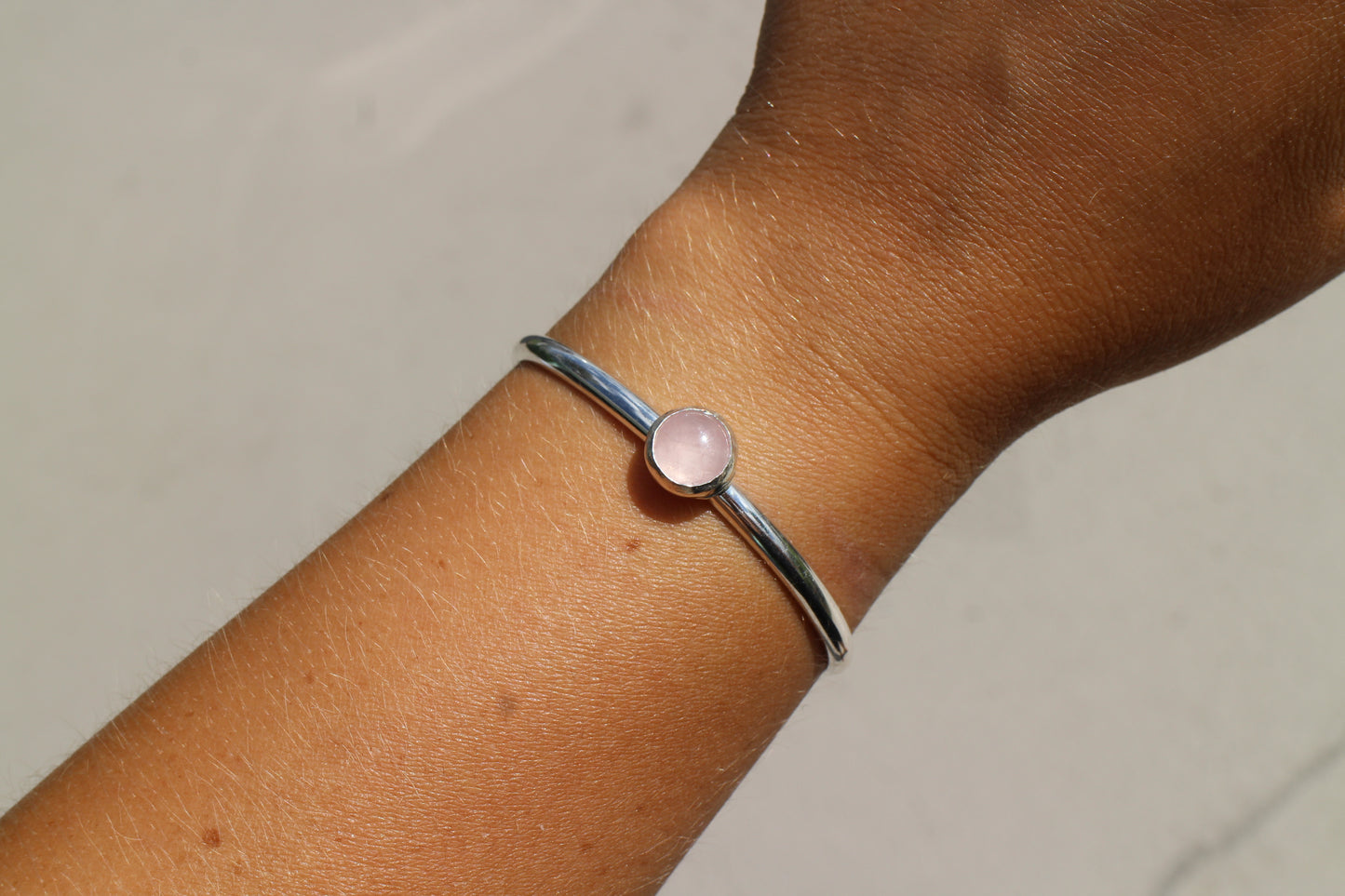 Rose Quartz Cuff