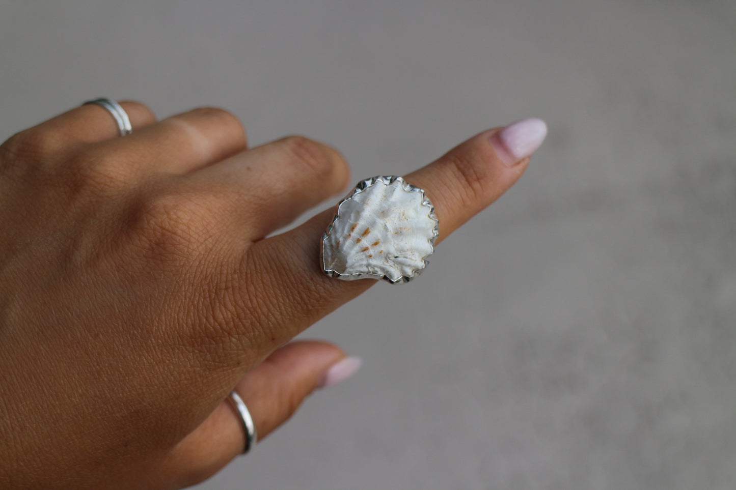 Seashell Ring size 7.5